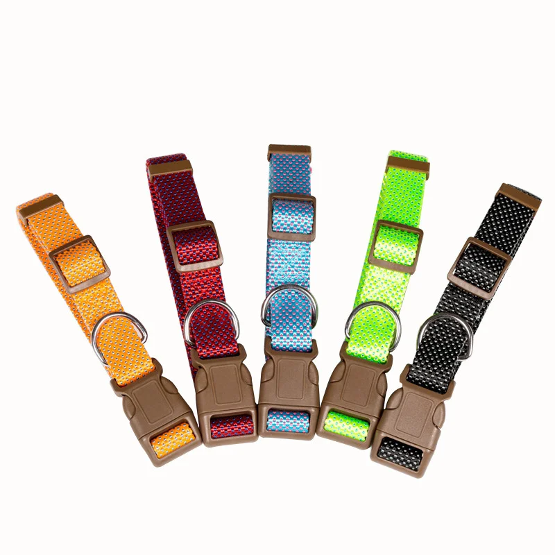 Нейлоновый ошейник Pock для домашних питомцев светоотражающий Регулируемый