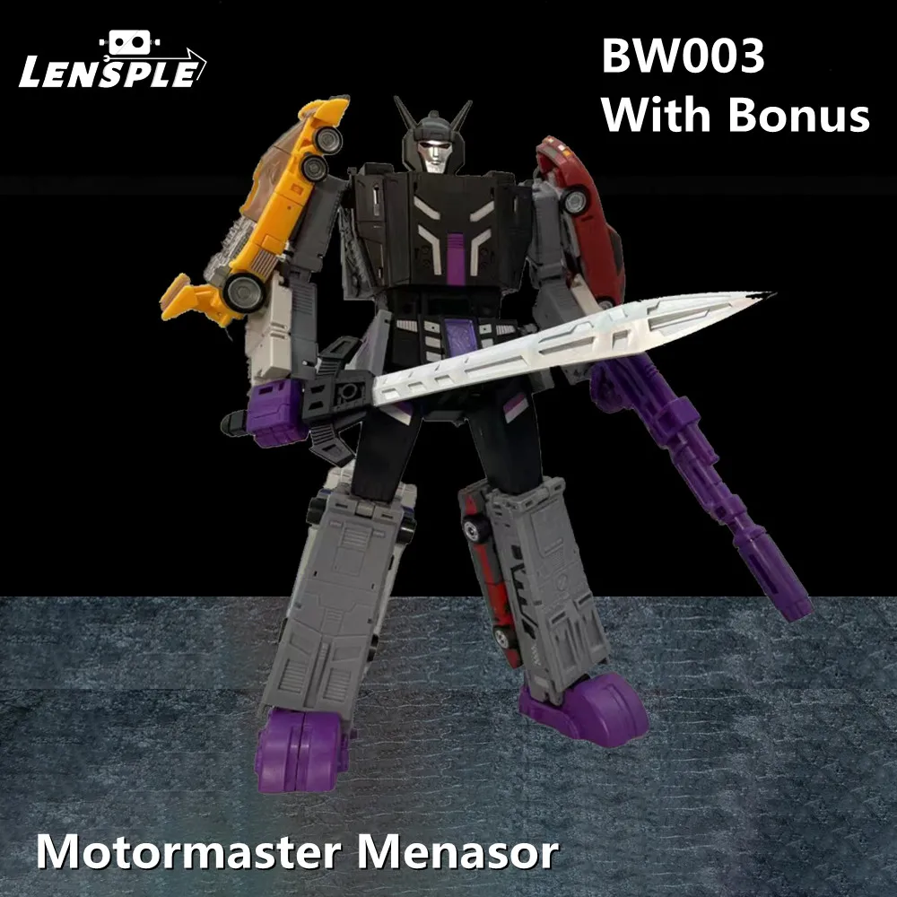 

New In Stock Transformation BW-003 BW003 Motormaster Menasor Combination 5 IN 1 With Bonus Sticker Action Figure With Box