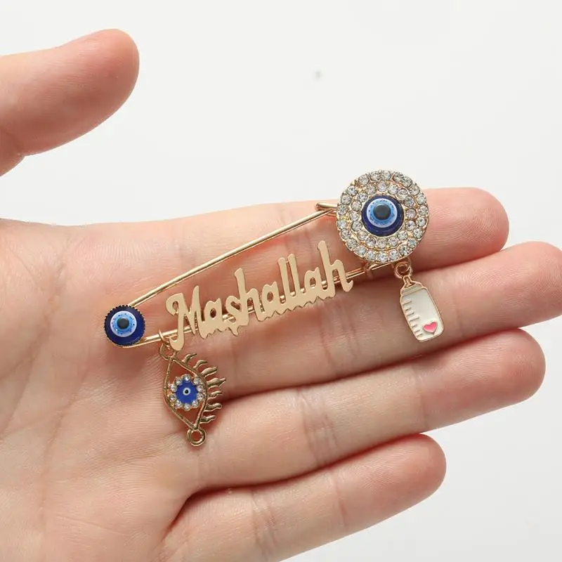 

Islam Muslim Evil Eye Brooch Baby Bottle Brooch Brooch Jewelry Accessories