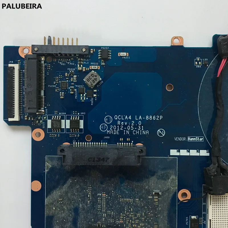 PALUBEIRA материнская плата для ноутбука Samsung NP350V5C NP350V5X PC HM70 QCLA4 LA 8862P BA59 03539A 03539B tesed