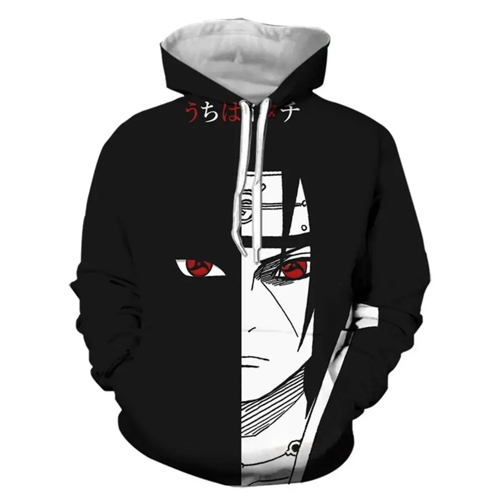 

Spring and Autumn Men's and Women's Hoodies 3D Printing Japanese Anime Kakashi Children's Pullover Sweatshirt Fashion Caot