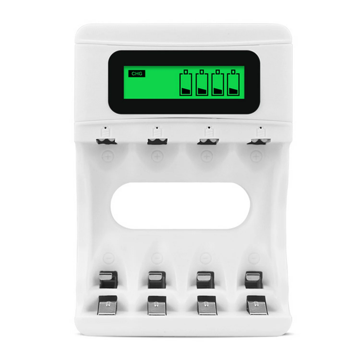 

Besegad 4 Slots LCD Battery Charger Smart Intelligent Battery Chargers Quick Charging USB Electrical Tools for AA AAA Battery