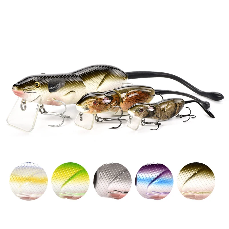 6 см 9 13 мышь твердая приманка искусственная рыболовная плавающая крысиная