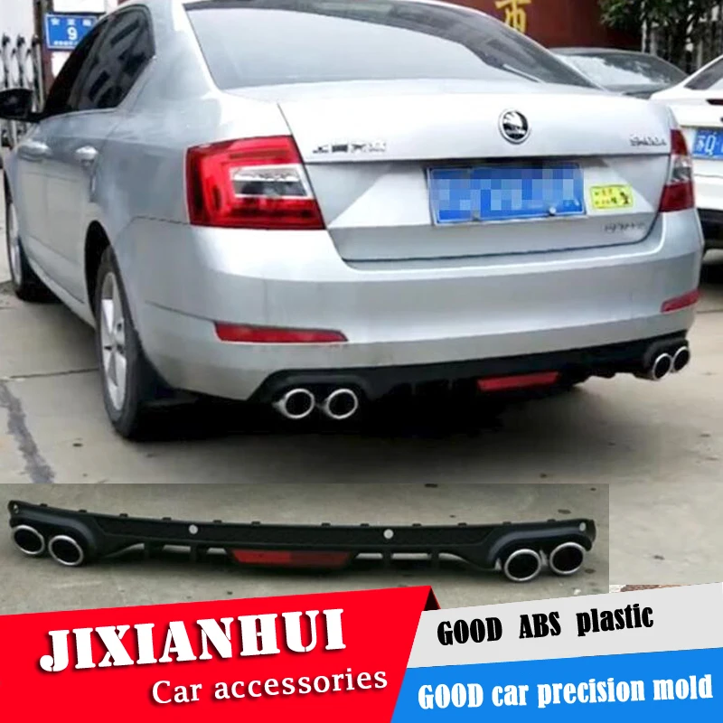 Спойлер для SKODA Octavia 2015-2017 ABS задний спойлер диффузор переднего бампера защитные