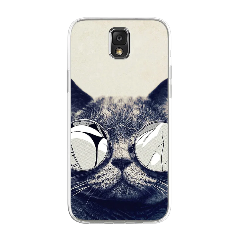 

Vogue TPU Soft Silicone Phone Covers for Samsung A5 A510 A530 A720 A730 G360 G355H G386F G313H G357FZ Sunglasses Cat Phone Case