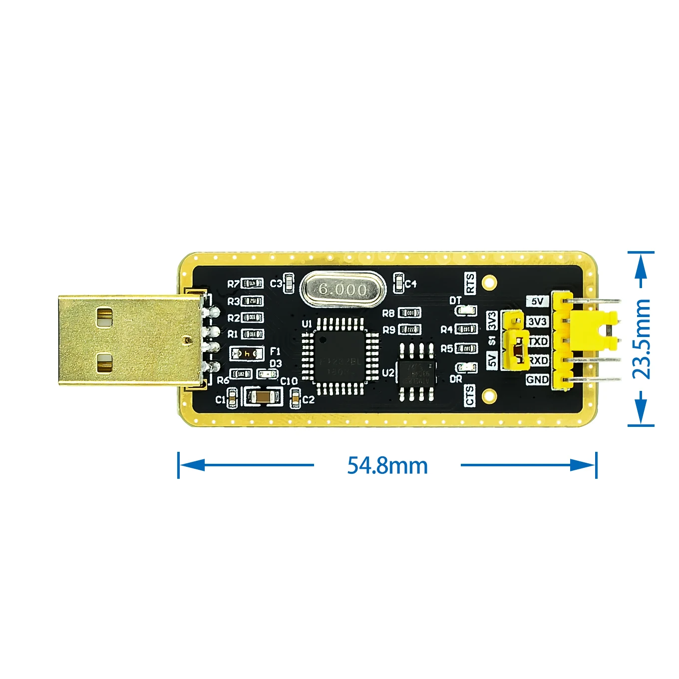Кабель-адаптер FT232 FT232BL FT232RL USB 2 0 для скачивания уровня TTL модуля адаптера