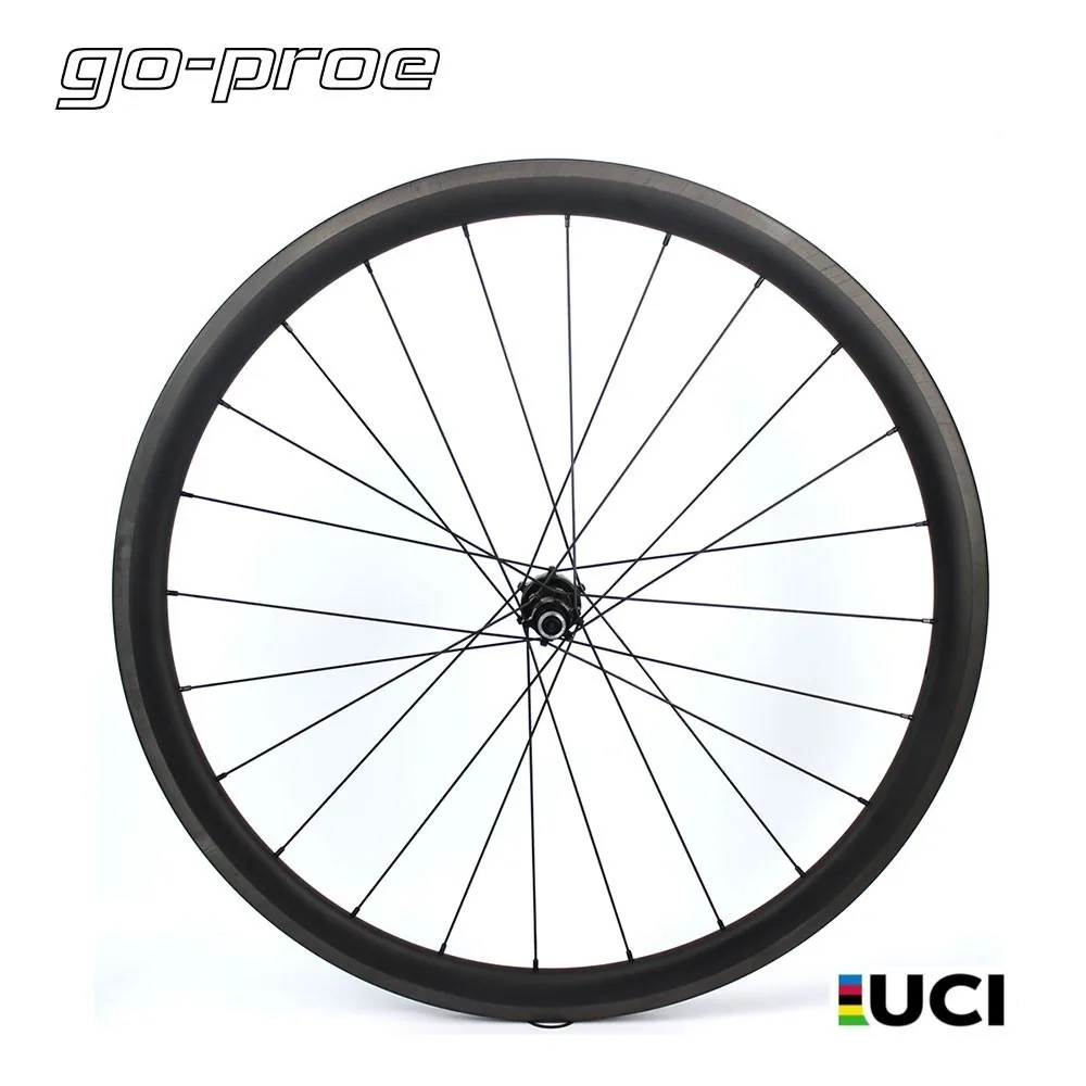 700C углеродное волокно дорожный велосипед колесо Aero велосипедная колесная пара 27