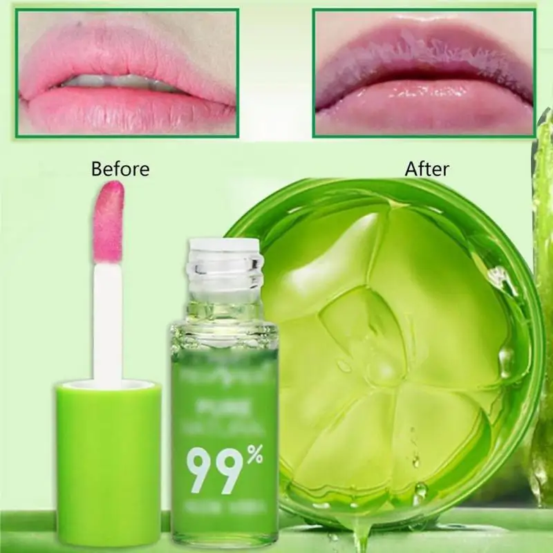

New Natural Changable Color Moisturizing Waterproof Aloe Lip Balm Nutritious Anti Aging Magic Lipbalm Lipstick TSLM1