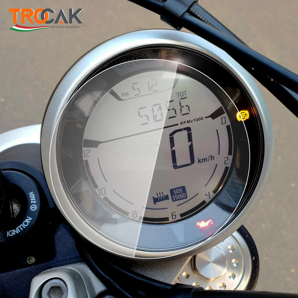 

Motorcycle Cluster Scratch Cluster Screen Protection Film Protector For Ducati Scrambler 400 / 800 2015-2021 Accessories