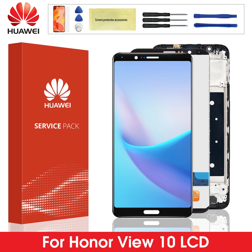 ЖК дисплей для Huawei Honor V10 сенсорный экран дигитайзер в сборе замена View 10 BKL AL00/BKL