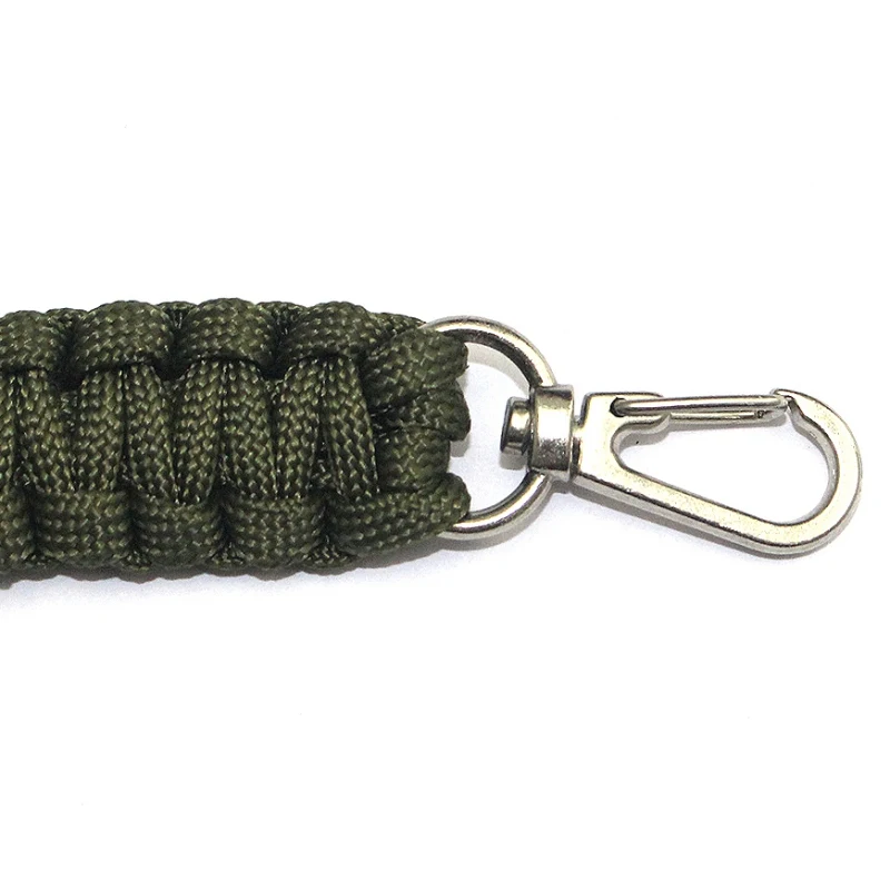 Outdoor Camping Parachute Cord Carabiner Swivel Buckle Emergency Survival Kit Key Chain Multifunctional Hiking EDC Tool Q55 | Спорт и