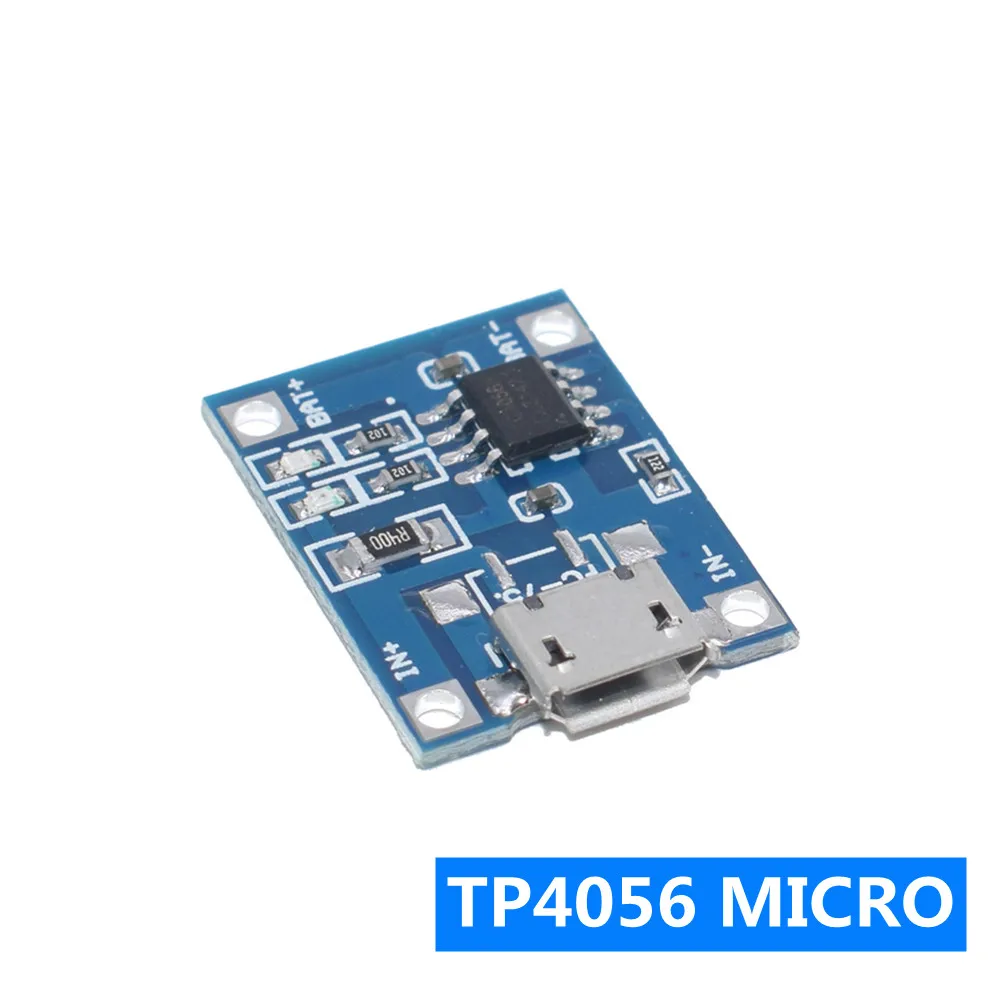 1 шт. USB type-c/Micro 5V 1A 18650 TP4056 модуль зарядного устройства литиевой батареи зарядная