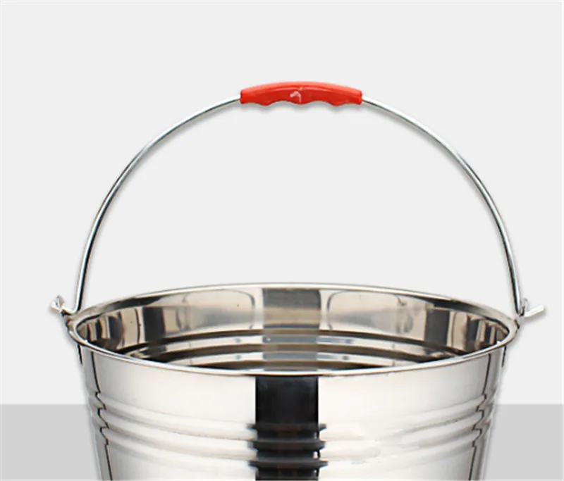 Ведро из нержавеющей стали большая емкость бытовой баррель с крышкой масло ведро