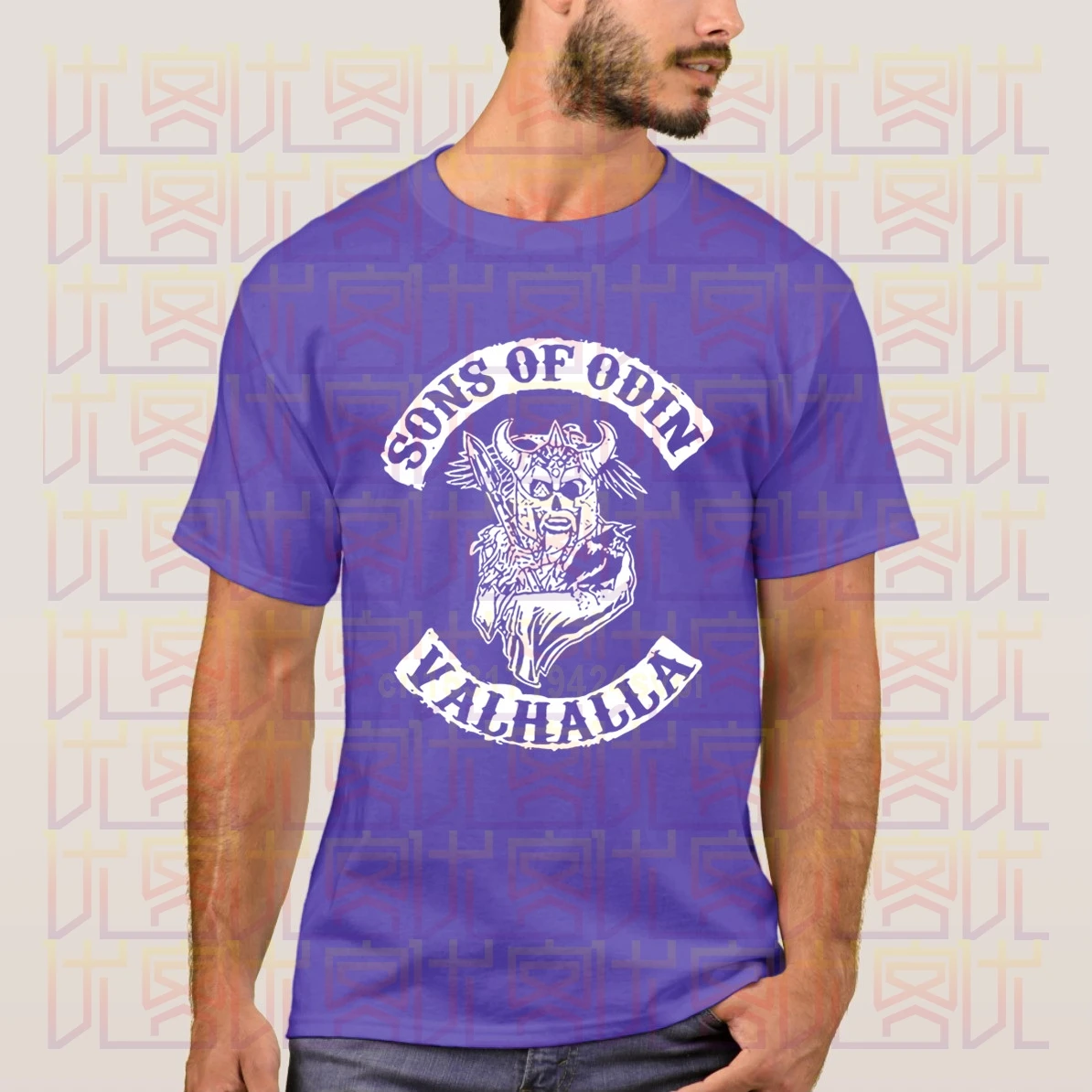 

Newest 2020 Summer Sons of Odin Valhalla Casual Tees 100% Cotton Clothes T Shirt Homme Tops Tees S-4XL Men and Women Print Piece