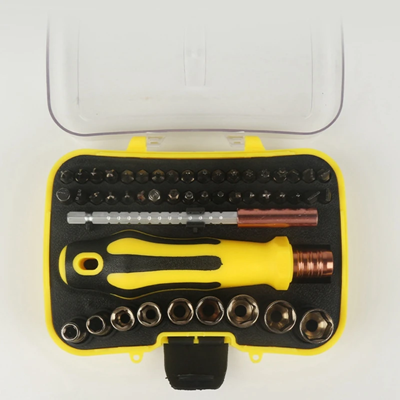 

48-In-One Multi-Function Screwdriver Set Combination Multi-Purpose Manual Screw Set Notebook Disassembly Tool