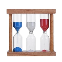 135 minutes wooden frame hourglass sand clock timer sand sandglass for birthday gift home decoration small ornaments gift