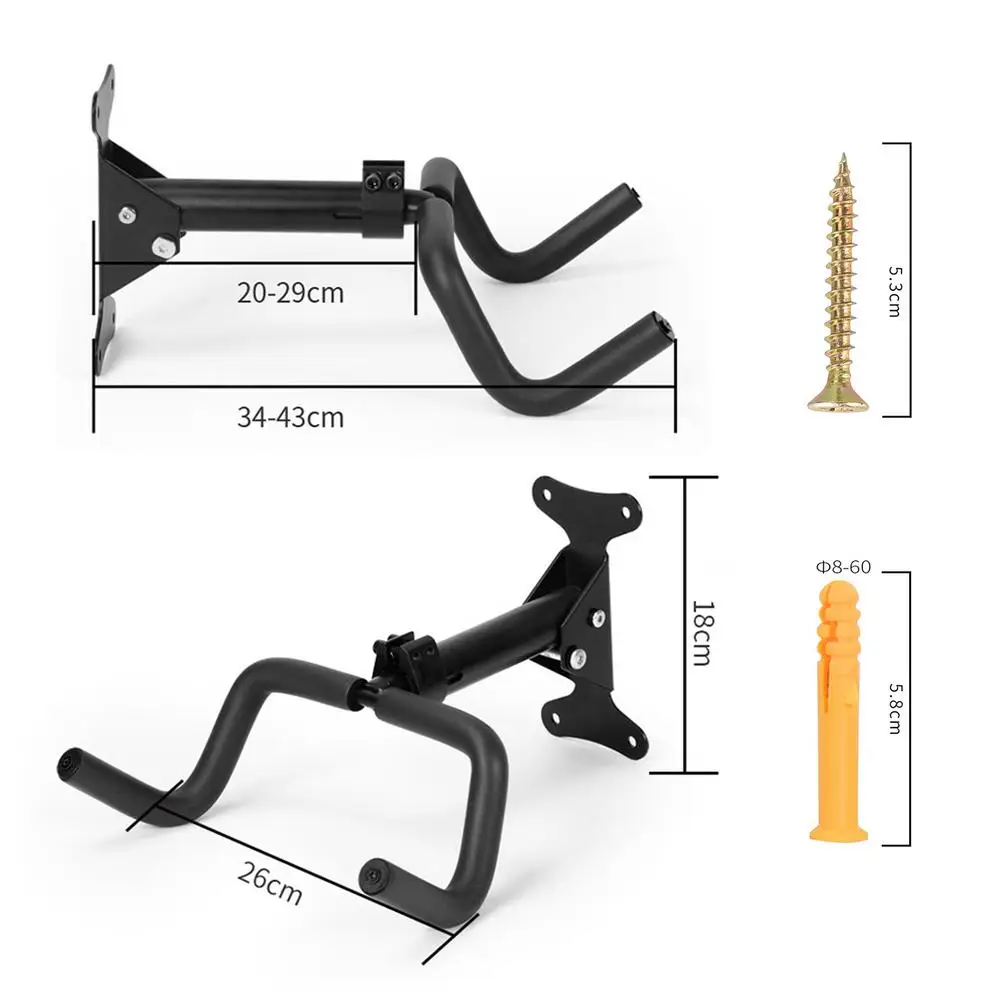 

Bike Wall Mount Bike Hanger Foldable Bicycle Storage Hook Display Rack Garage Room Indoor Bike Holder Folding Flip Up Rack