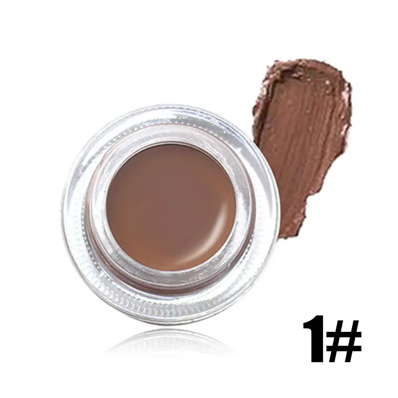 Eyebrow Pomade Liner and Cream with Brush - Long Lasting Brow Color Gel Eyebrows Enhancers that Fills Shape HJL2019 | Красота и