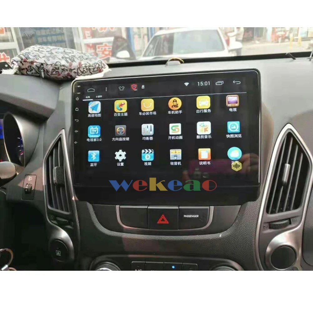 

Wekeao Touch Screen 9'' 1 Din Android 9.0 Car Radio Automotivo For Hyundai IX35 Android Auto GPS Navigation Car Dvd Player 2011+