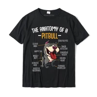 anatomy of a pitbull funny cute dog pet animal lover t shirt camisas hombre brand men t shirt cotton tops shirt street