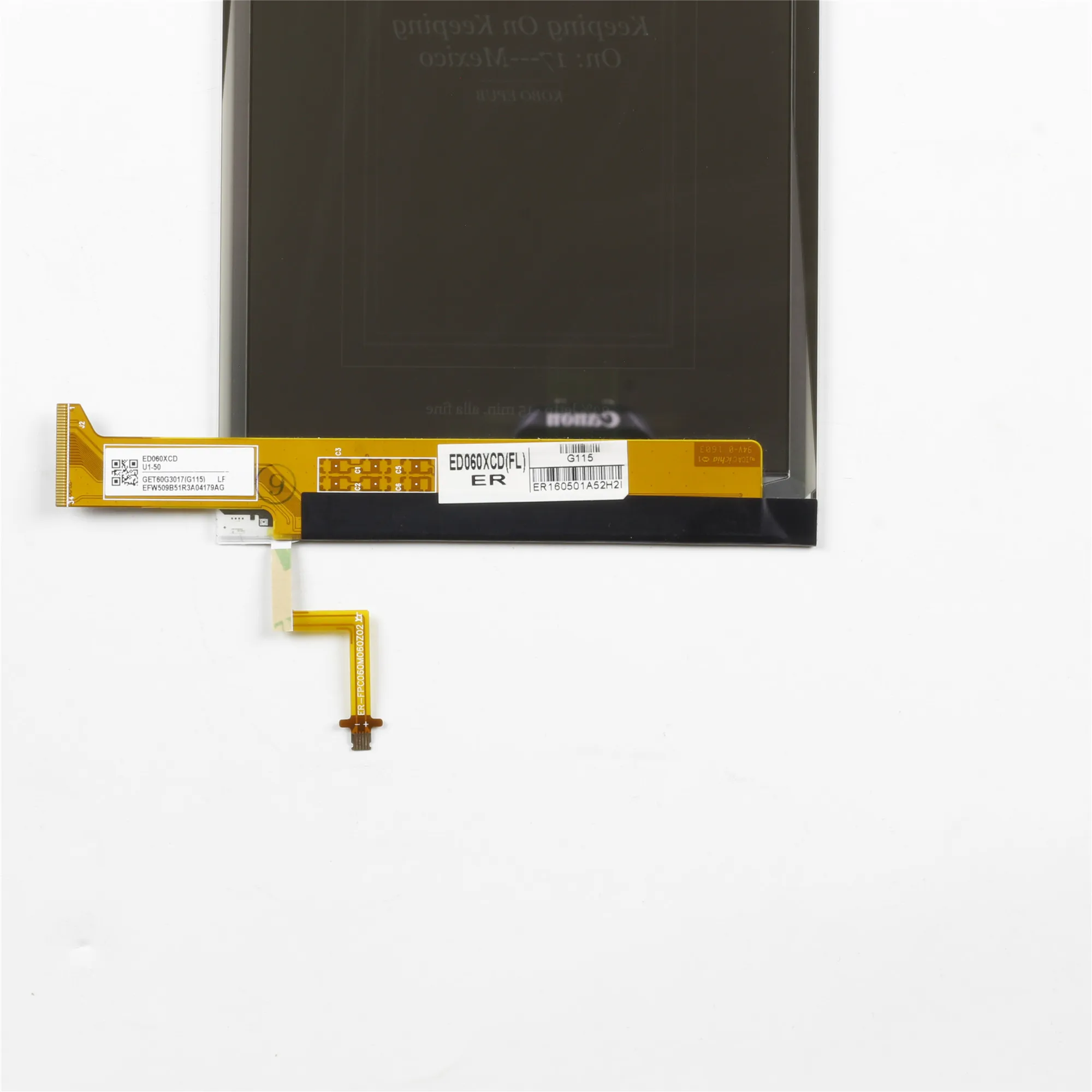 6 дюймов новый бренд оригинальный ED060XCD E Ink Carta Экран с светодиодный передний