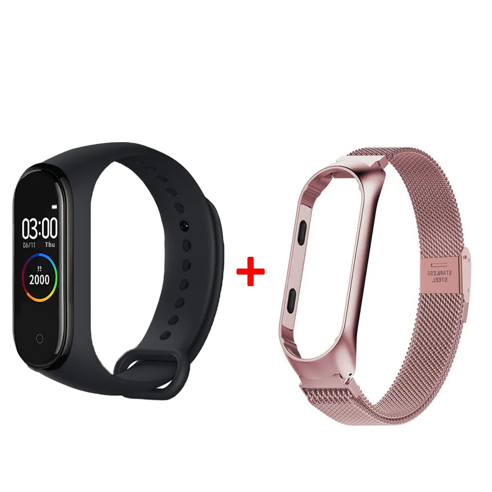 as the picture M4 Smart Wristband Smart Bracelet Band 4 Sport Smart Band Blood Pressure Heart Rate Monitor Fitness Tracker Smart Watch - Цвет: as the picture