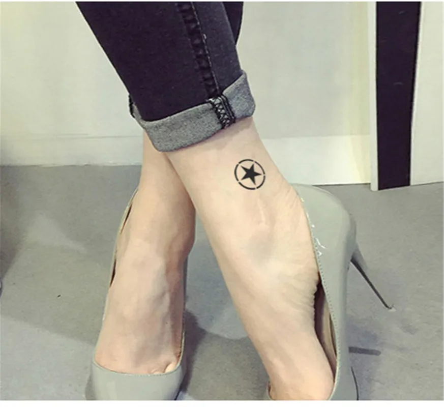 Новый стиль хна для татуировки Поддельные тату флеш временные наклейки мужские