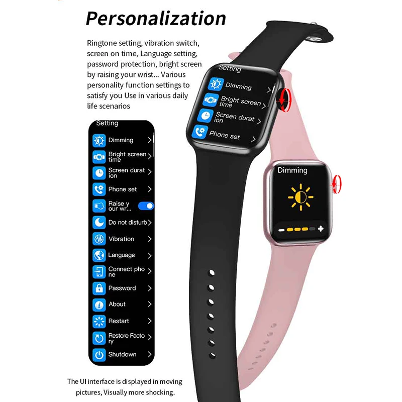 

Smart Wristwatch Sporty Male Watch Heart Rate Monitor Womens Smartwatch Fitness Bracelet Waterproof Smart Watch Smartwatch