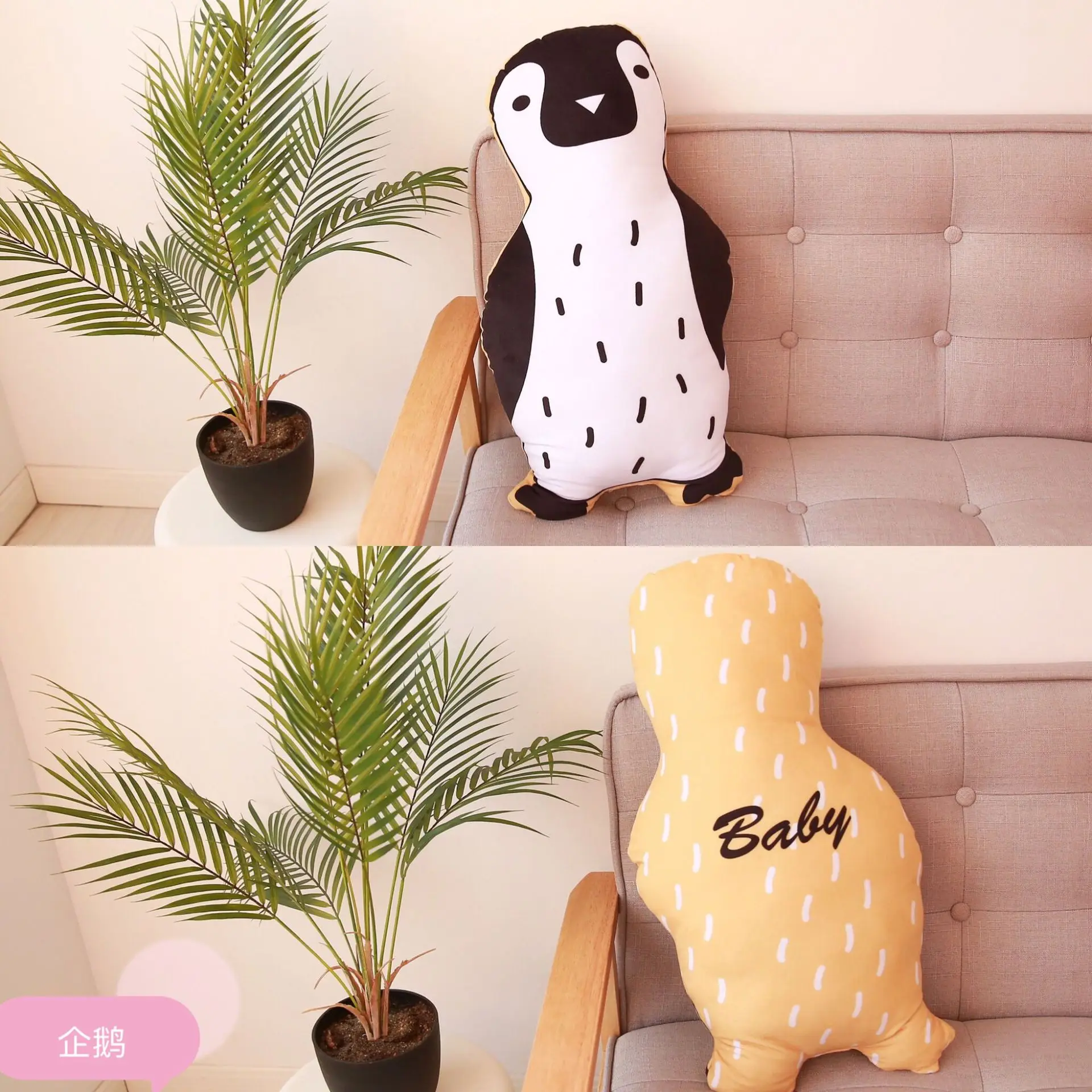 Нордический стиль Kawaii мультфильм животные плюшевые игрушки лиса кролик подушка