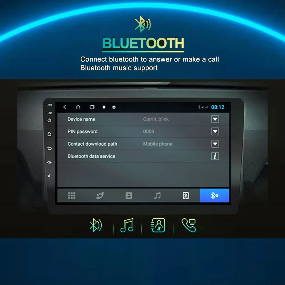 Автомобильный радиоприемник 10 дюймов Android 6 ГБ + 128 Гб для FIAT Doblo Opel Combo Tour 2010 2011 2012-2015