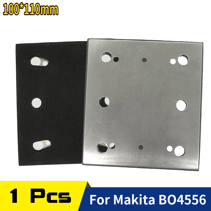 

100*110mm Replacement 1/4 Sheet Sander PSA Sanding Pad Backing Plate For 158324-9 BO4556,BO4556 Finishing Sander 14000 OPM