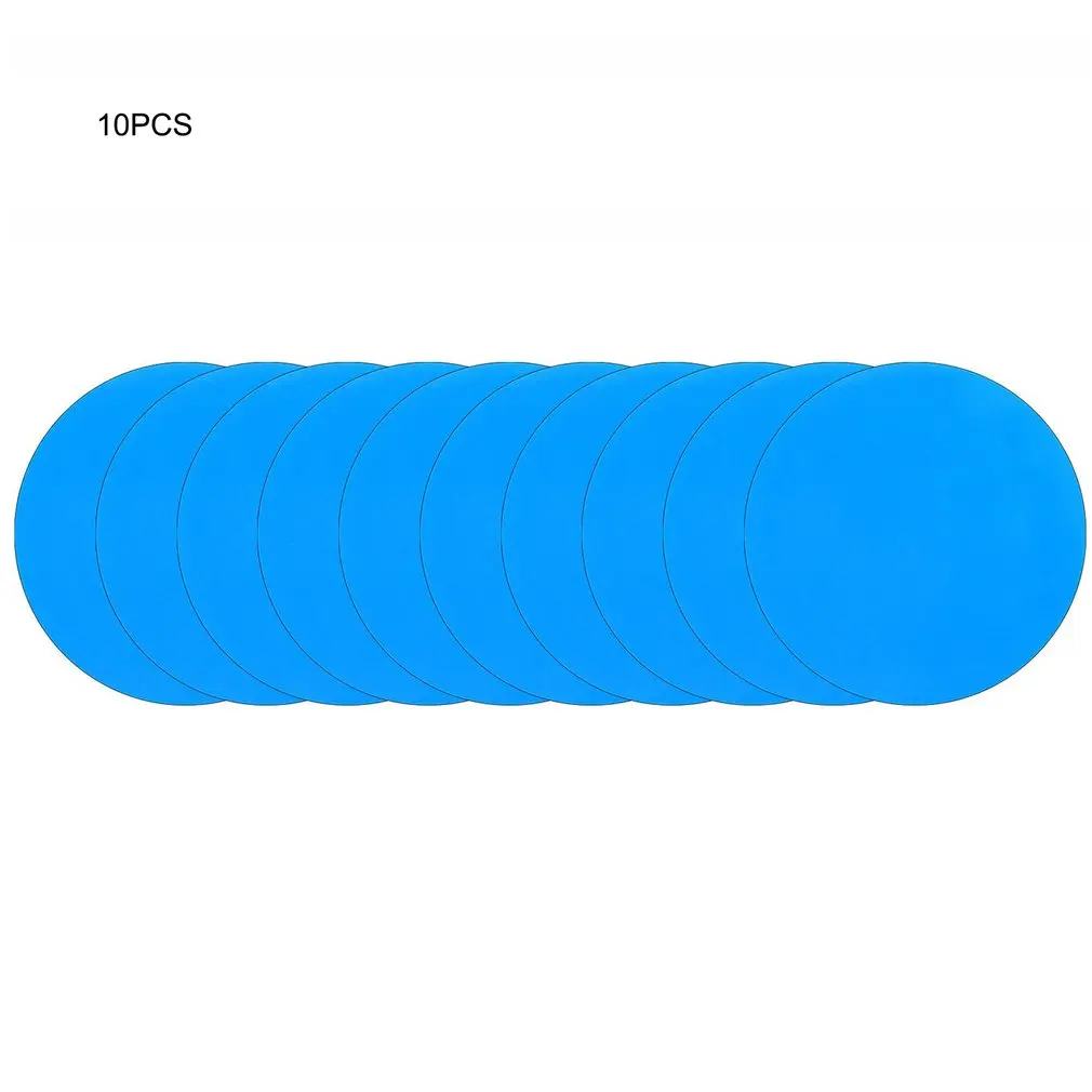 

10pcs Round Self-adhesive PVC Patch Waterproof Vinyl Swimming Pool Lining Repair Patch For Inflatable Boat