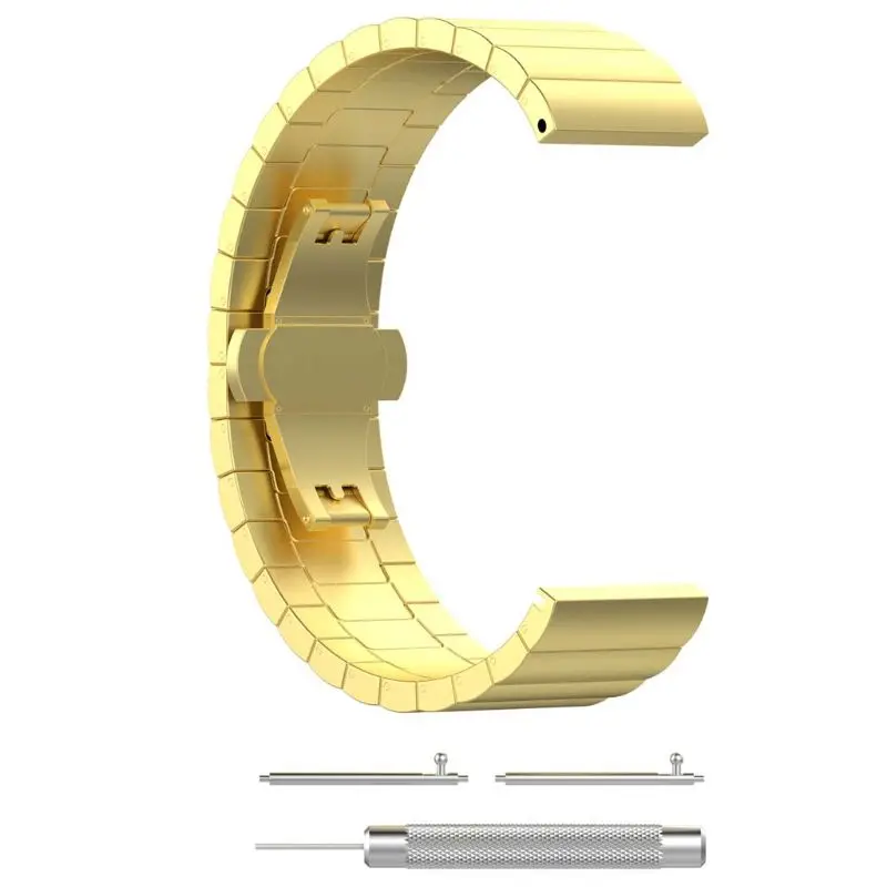 

Stainless Steel Wristband Metal Strap Watch Band for fitbit versa / Versa Lite Smart Watch Bracelet with Tool X3UA