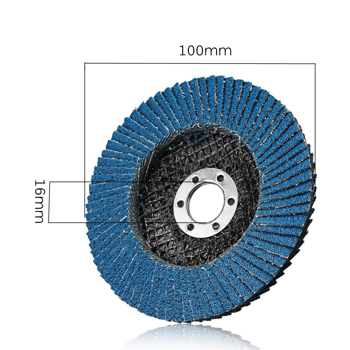 100mm 40/60/80/120 грит 1 шт. шлифовальные круги шлифовальные диски 115 мм 4,5 «угловая шлифовальная машина шлифовальные диски металла Пластик древесины абразивный инструмент - Цвет: 100mm