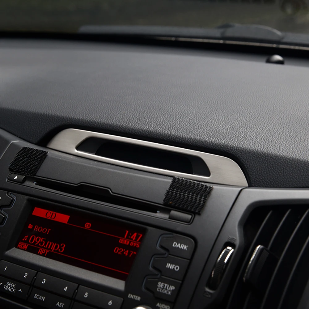 2018 г. Стайлинг автомобиля центральная консоль из нержавеющей стали с