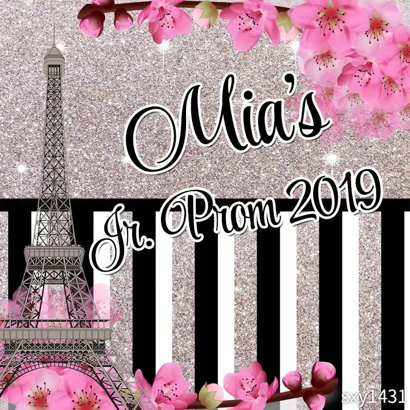 LEVOO photography theme background birthday Eiffel tower luxury Honorable backdrop for photo studio photocall vinyl | Электроника
