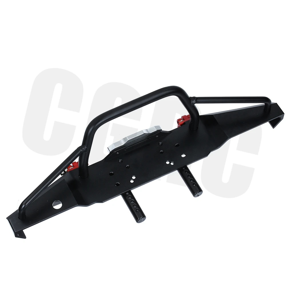 Металлические передние бамперы RC Car CNC светодиодный светильник кой для 1/10 Crawler TRX4