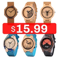 bobo bird wooden mens watch women top wristwatch couple watches with leather band silicone strap great gift relogio masculino