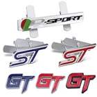 Автомобильный Стайлинг передняя решетка значок наклейка для багажника украшение для Ford ST Racing RS S Mustang Kuga Fiesta Fusion Mondeo Edge Focu