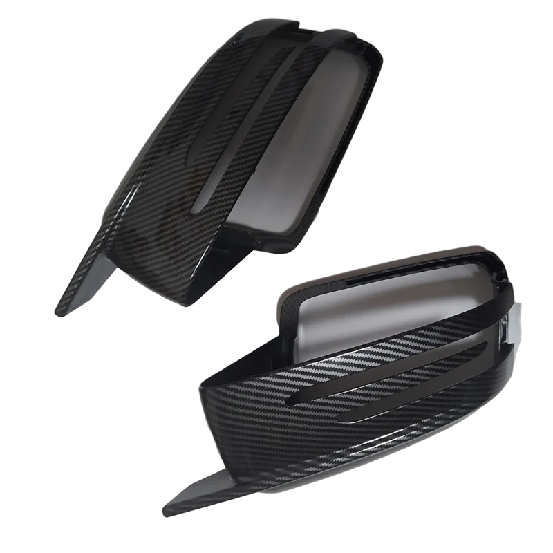 Боковые зеркальные крышки для Mercedes Benz W176 W246 W212 W204 C117 X156 X204 W221 C218 A B C E S CLA GLA GLK черные