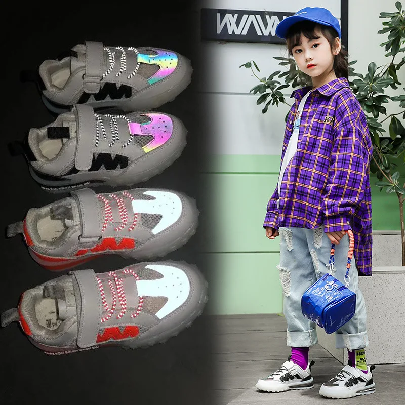 

2022 Children kids sneakers girls basketball Casual shoes children high Kids sport shoes non-slip Tennis shoes girls Toddler