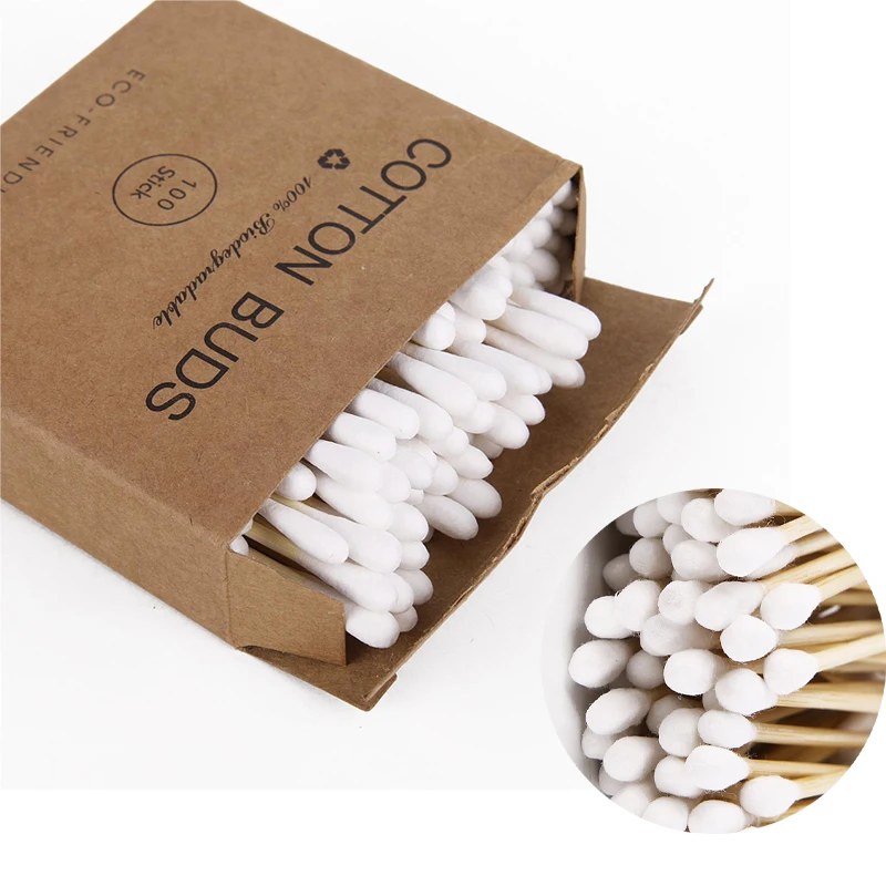 100/200 шт. деревянные бамбуковые палочки для бровей|Ватные палочки| |
