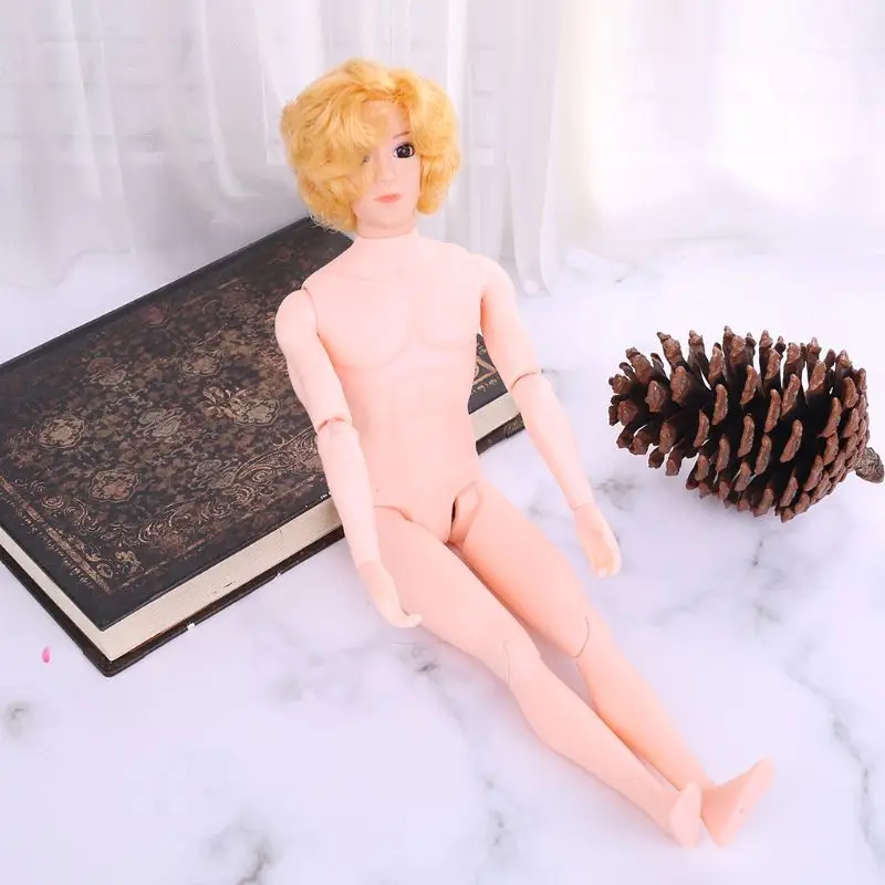 30 см 12 подвижных шарнирных обнаженных куклы Кукольное тело желтые волосы для