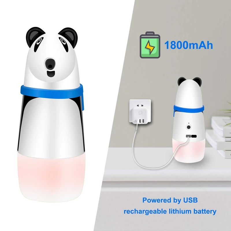 

Automatic Foaming Soap Dispenser Cute Panda Kids ligent Infrared Motion Sensor Touchless Hand Washing for Home