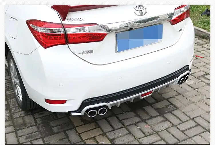 Задний спойлер для Toyota corolla протектор диффузора заднего бампера