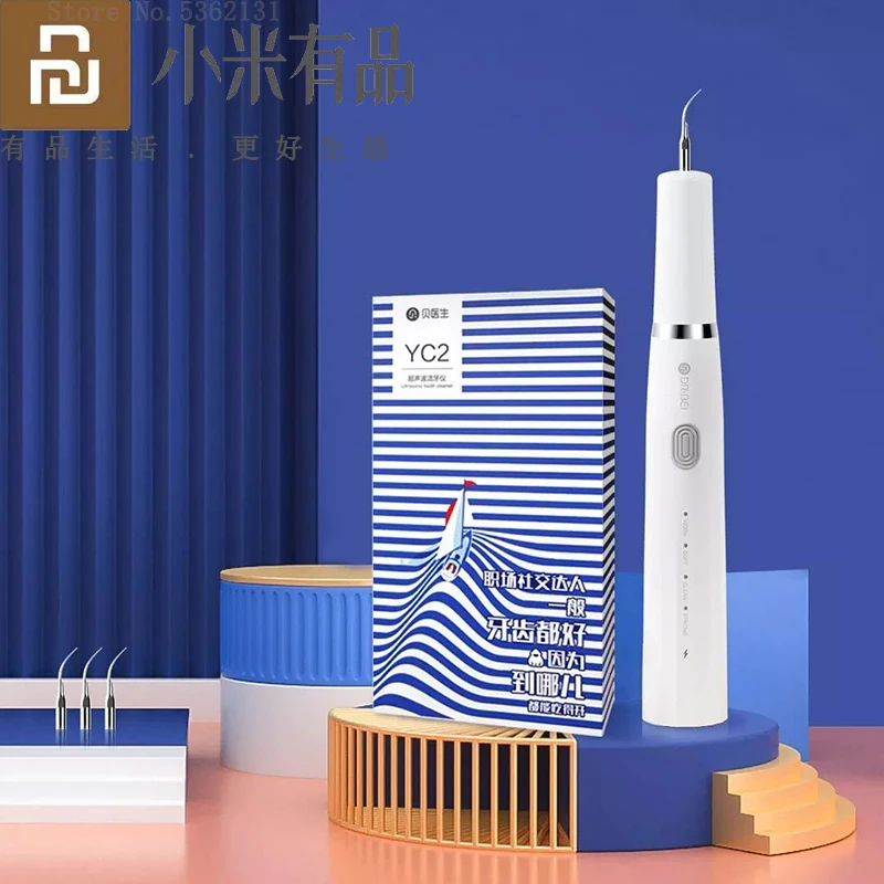 

Устройство для удаления зубного камня Youpin YMYM YC2, электрическое ультразвуковое устройство для удаления зубного камня от зубных пятен, для от...