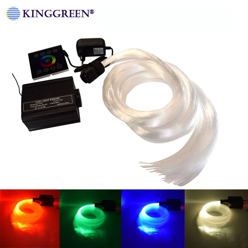 16 Вт RGBW волоконно оптический Звездный светильник потолочный комплект DC12V