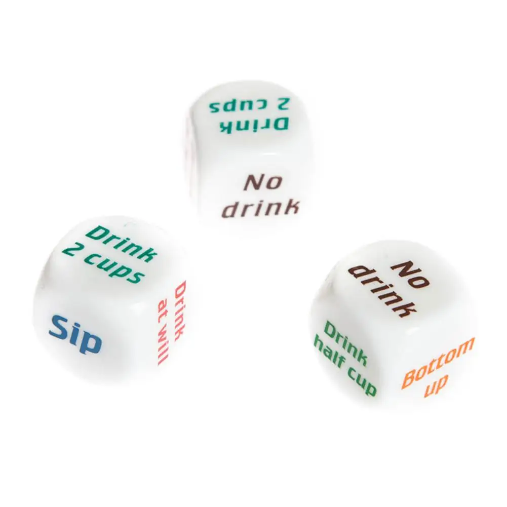 

Creative Drinking Wine Mora English Dice Games Gambling Adult Drink Decider