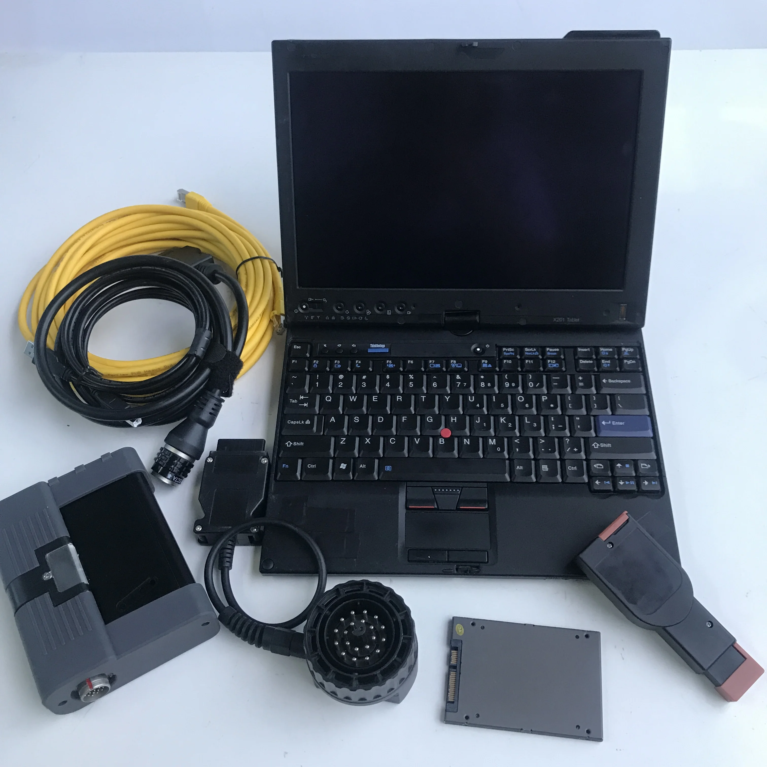 Диагностический и программатор для bmw icom a2 b c 2021 06 v ssd с ноутбуком x200t 4g сенсорный