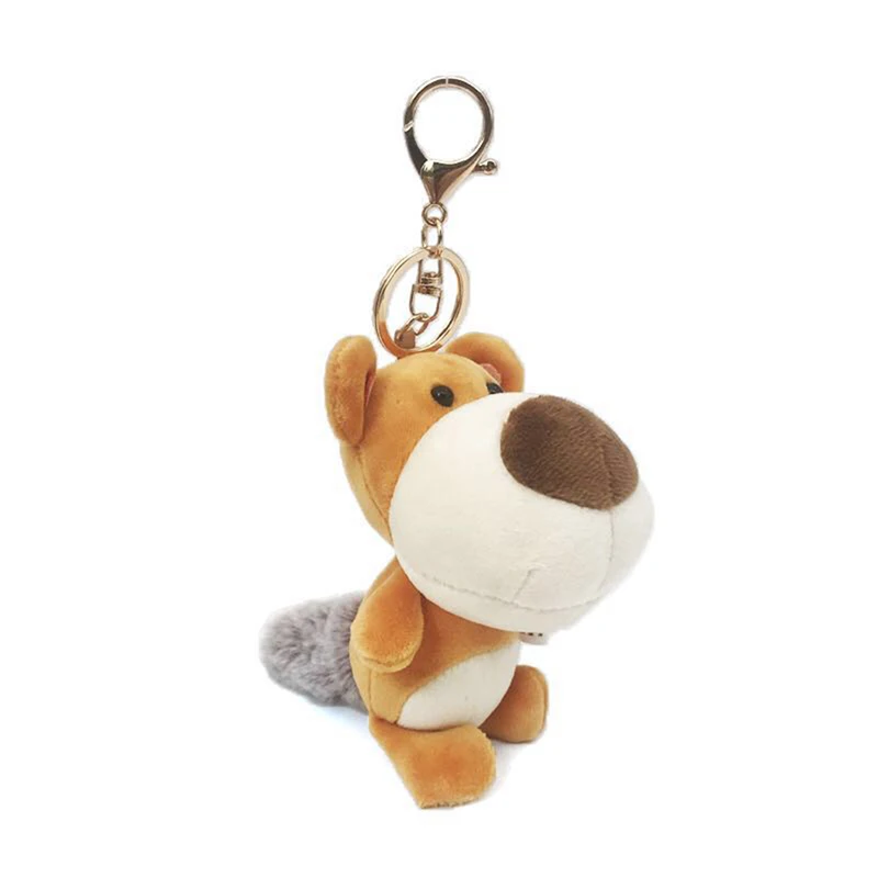 

Novelty Bear Plush Soft Lovely Bag Hanging Key Chain Ring Hanging Plush Hanging Plush Wedding Gift Bag Accessories